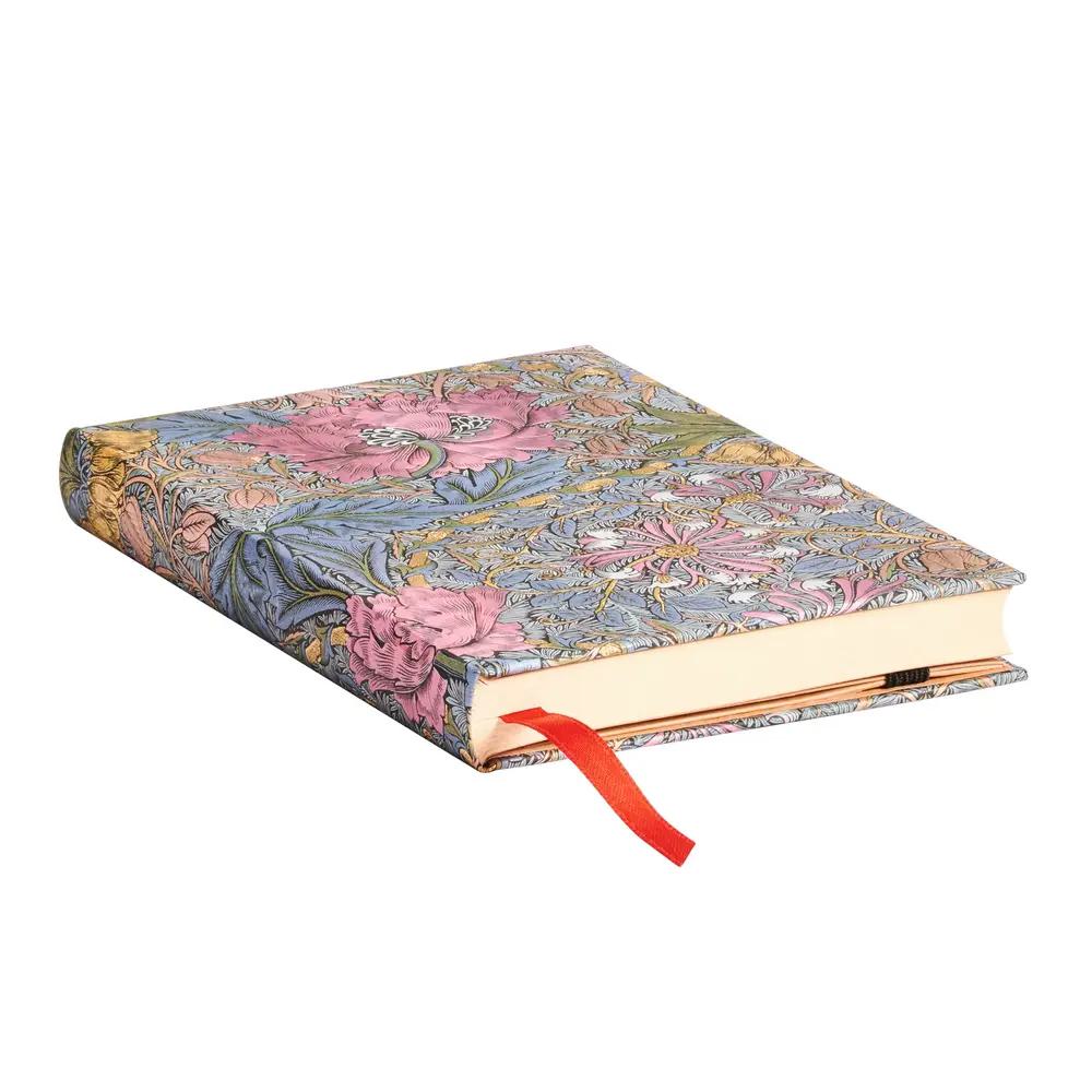 Journal, Art & School, 3.5"x5.5", Paperblanks, Mini, Hardcover, Lined Journal, William Morris Pink Honeysuckle, 759621